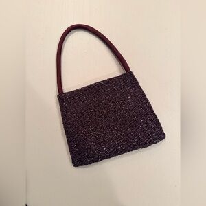 VINTAGE | small beaded purse/handbag